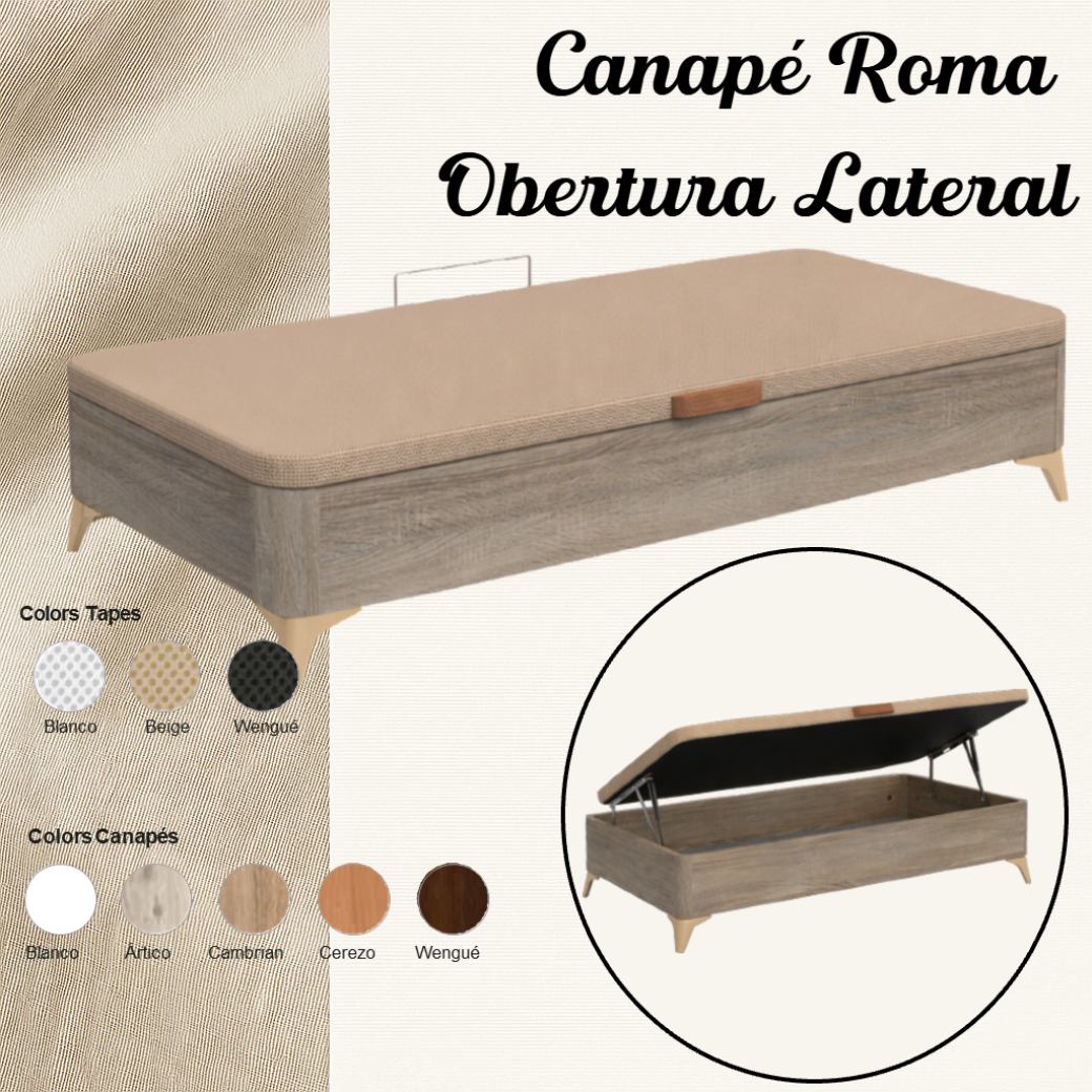 Canapé Deco Roma Lateral